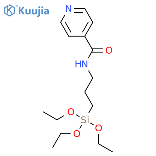 N-[3-(Triethoxysilyl)propyl]pyridine-4-carboxamide structure