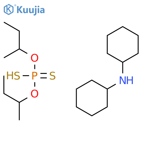 O,O-bis(sec-butyl) hydrogen dithiophosphate, compound with dicyclohexylamine (1:1) structure