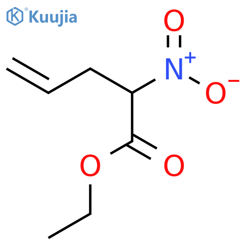 4-Pentenoic acid, 2-nitro-, ethyl ester structure