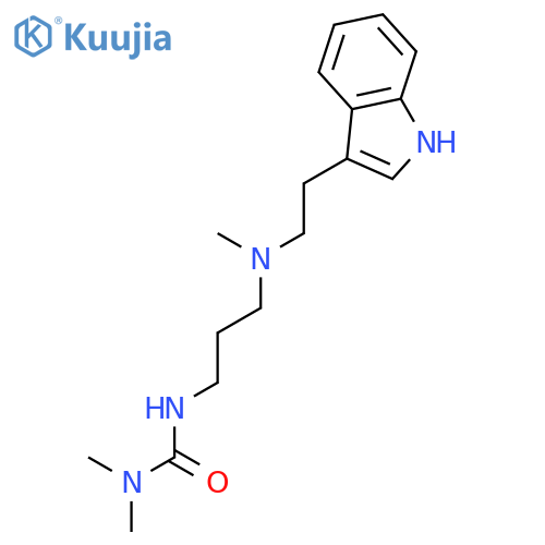 Urea, N'-[3-[[2-(1H-indol-3-yl)ethyl]methylamino]propyl]-N,N-dimethyl- structure