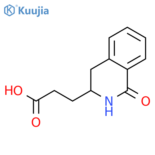 3-ISOQUINOLINEPROPANOIC ACID, 1,2,3,4-TETRAHYDRO-1-OXO- structure