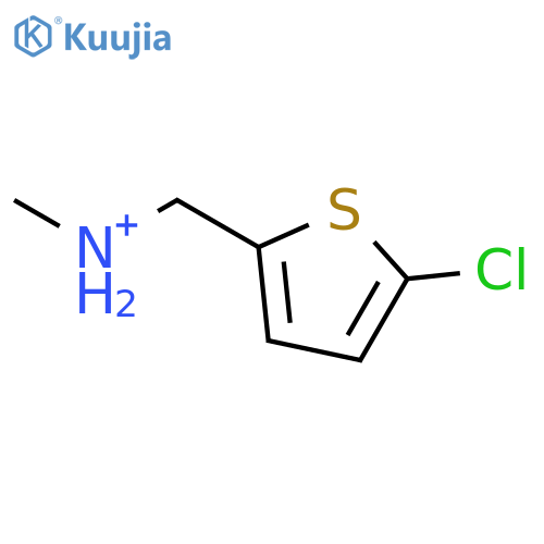 (5-Chlorothiophen-2-ylmethyl)-methyl-amine structure