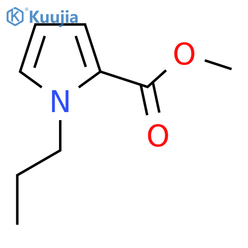 Methyl 1-propylpyrrole-2-carboxylate structure