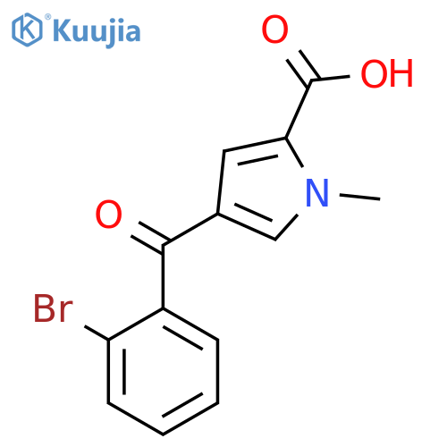 1H-Pyrrole-2-carboxylic acid, 4-(2-bromobenzoyl)-1-methyl- structure