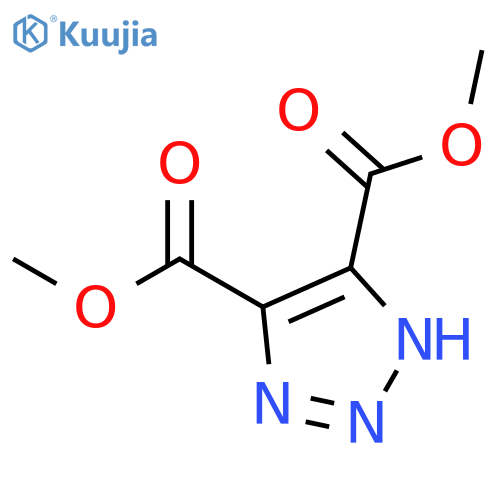 4,5-dimethyl 1H-1,2,3-triazole-4,5-dicarboxylate structure
