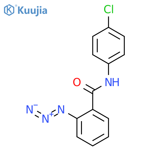 BENZAMIDE, 2-AZIDO-N-(4-CHLOROPHENYL)- structure