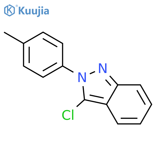 2H-Indazole, 3-chloro-2-(4-methylphenyl)- structure
