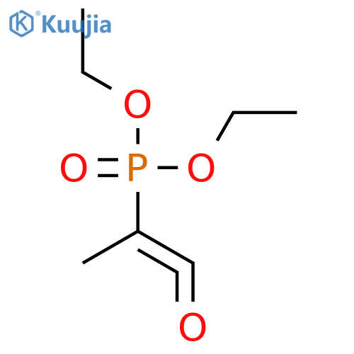 Phosphonic acid, (methyloxoethenyl)-, diethyl ester structure