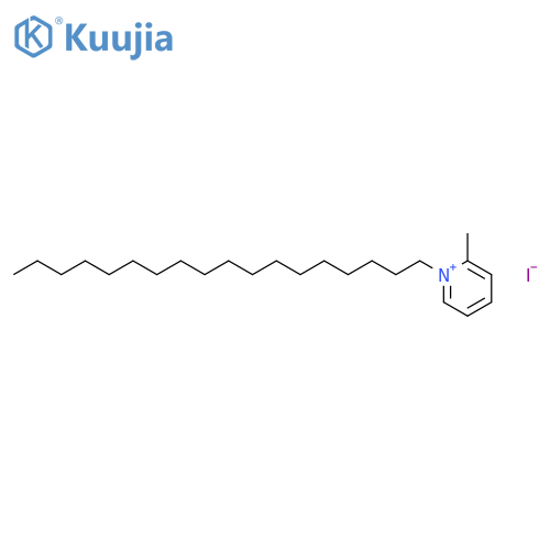 Pyridinium, 2-methyl-1-octadecyl-, iodide structure