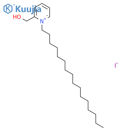 1-Hexadecyl-2-(hydroxymethyl)pyridin-1-ium iodide structure