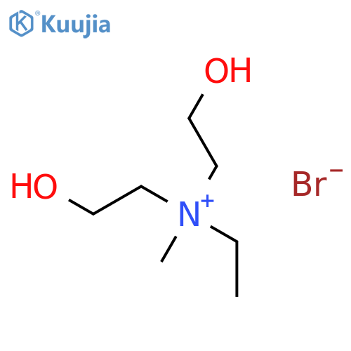 N-Ethyl-2-hydroxy-N-(2-hydroxyethyl)-N-methylethanaminium Bromide structure
