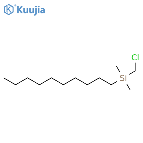 Silane,(chloromethyl)decyldimethyl- structure
