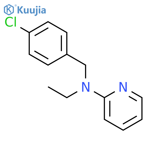 N-(4-chlorobenzyl)-N-ethylpyridin-2-amine structure
