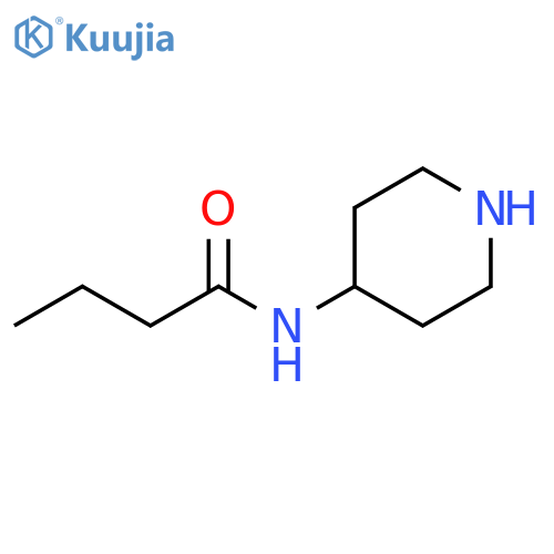 N-(piperidin-4-yl)butanamide structure