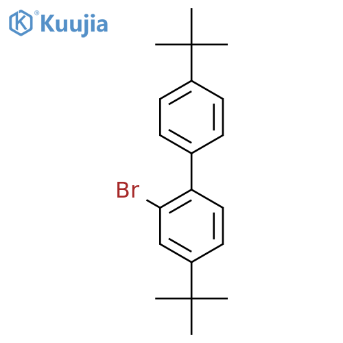 2-Bromo-4,4’-di-tert-butyl-biphenyl structure