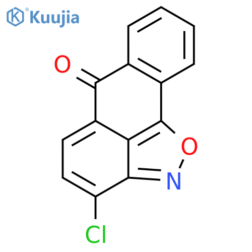 6H-Anthra[1,9-cd]isoxazol-6-one, 3-chloro- structure