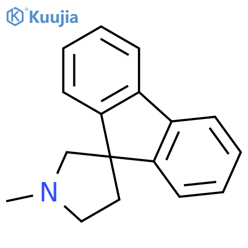 Spiro[9H-fluorene-9,3'-pyrrolidine], 1'-methyl- structure