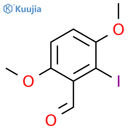 Benzaldehyde, 2-iodo-3,6-dimethoxy- structure