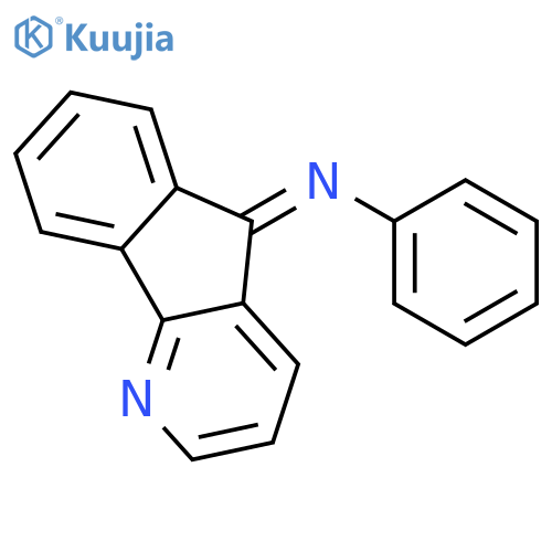 Benzenamine, N-5H-indeno[1,2-b]pyridin-5-ylidene- structure