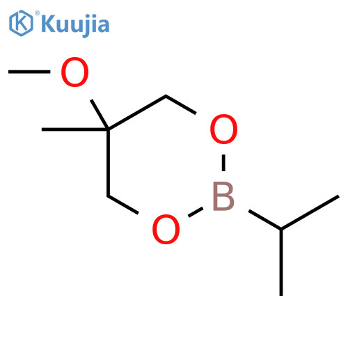 1,3,2-Dioxaborinane, 5-methoxy-5-methyl-2-(1-methylethyl)- structure
