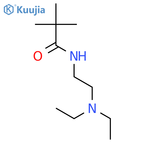 Propanamide, N-[2-(diethylamino)ethyl]-2,2-dimethyl- structure