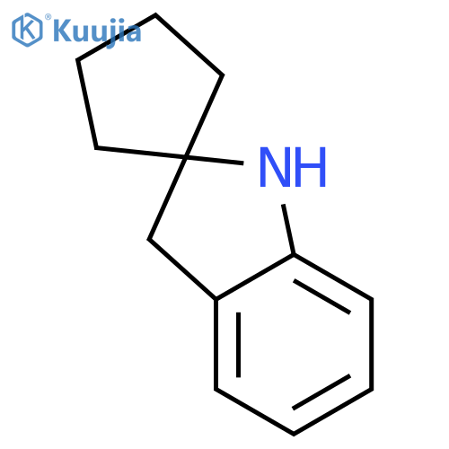 1',3'-dihydrospirocyclopentane-1,2'-indole structure