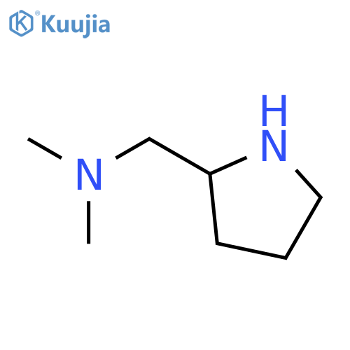 dimethyl[(pyrrolidin-2-yl)methyl]amine structure