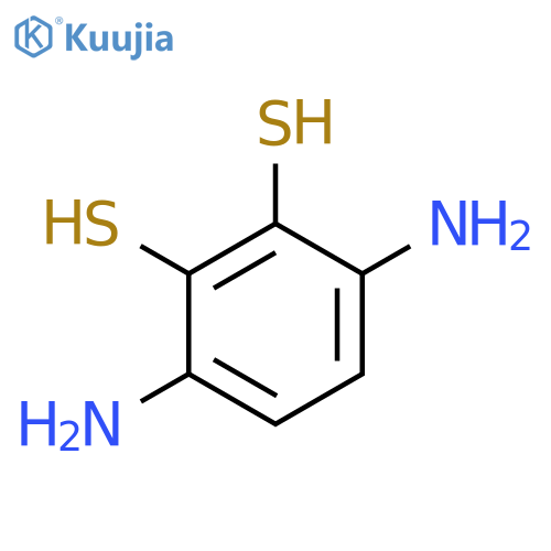 1,2-BENZENEDITHIOL, 3,6-DIAMINO- structure