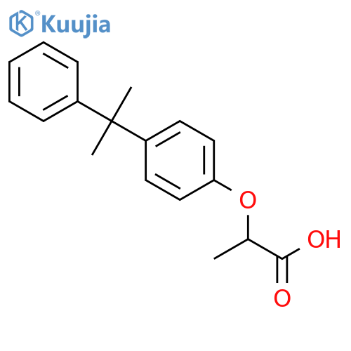 2-4-(1-Methyl-1-phenylethyl)phenoxypropanoic Acid structure