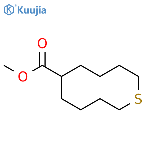 6-THIECANECARBOXYLIC ACID, METHYL ESTER structure