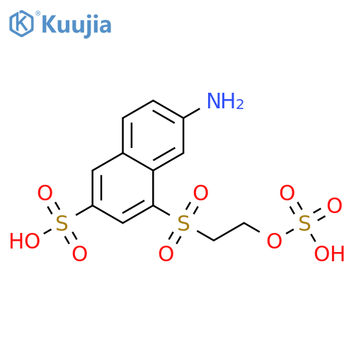 2-Naphthalenesulfonic acid, 6-amino-4-[[2-(sulfooxy)ethyl]sulfonyl]- structure