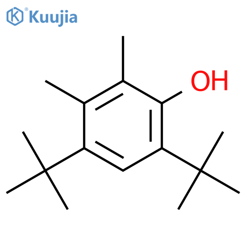 Phenol,4,6-bis(1,1-dimethylethyl)-2,3-dimethyl- structure