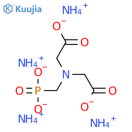 ammonium 2-[carboxymethyl(phosphonomethyl)amino]acetate structure