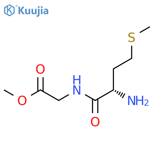 methyl 2-(2S)-2-amino-4-(methylsulfanyl)butanamidoacetate structure