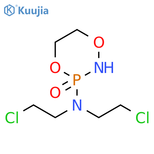 1,4,2,3-Dioxazaphosphorin-3(2H)-amine,N,N-bis(2-chloroethyl)dihydro-, 3-oxide structure