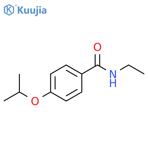 Benzamide, N-ethyl-4-(1-methylethoxy)- structure