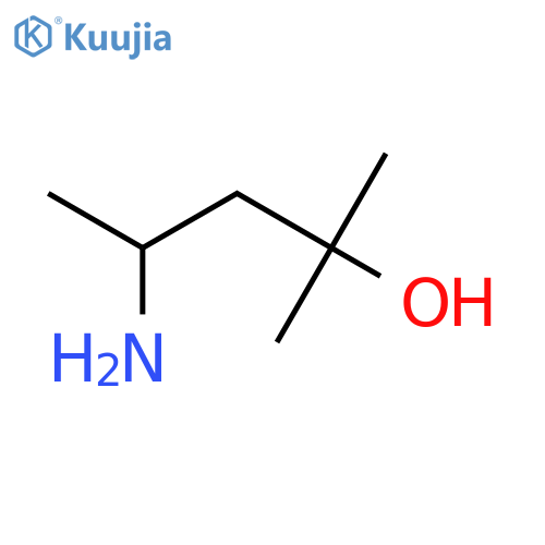 4-amino-2-methylpentan-2-ol structure