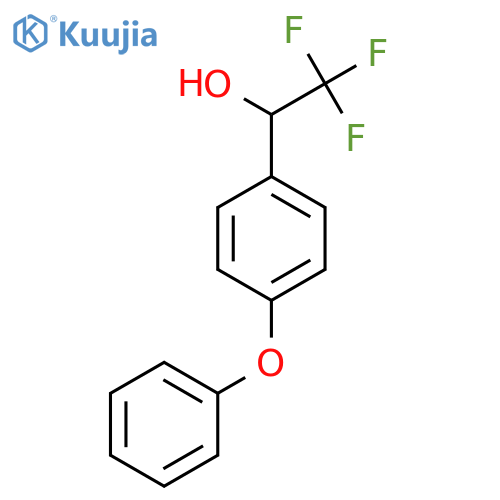 2,2,2-trifluoro-1-(4-phenoxyphenyl)ethan-1-ol structure