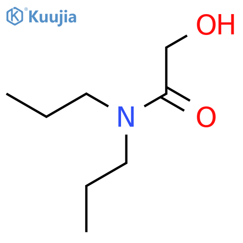 2-hydroxy-N,N-dipropylacetamide structure