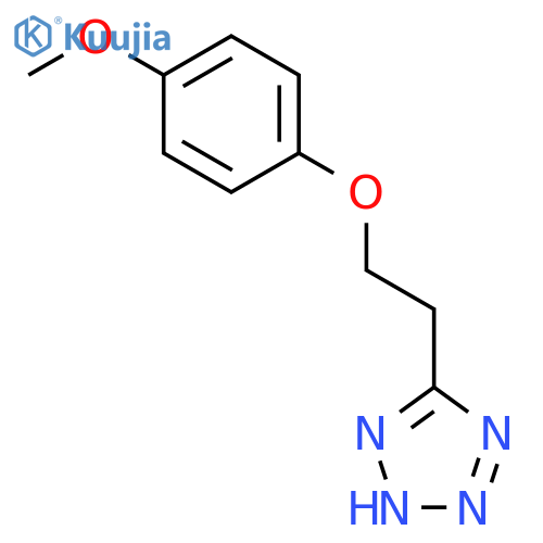 5-[2-(4-methoxyphenoxy)ethyl]-2H-tetrazole structure