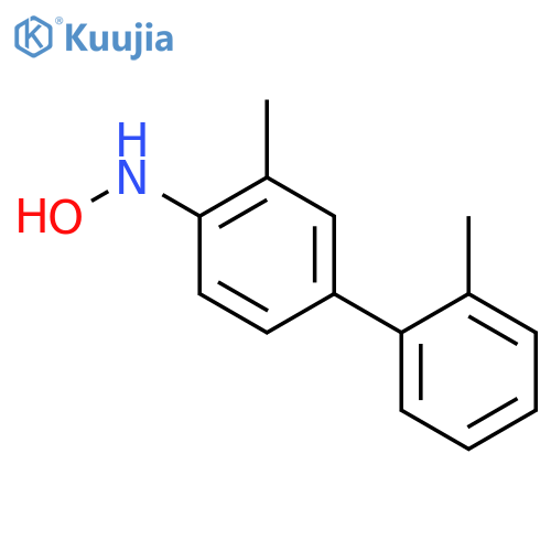 [1,1'-Biphenyl]-4-amine,N-hydroxy-2',3-dimethyl- structure
