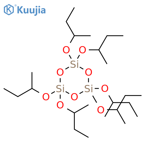 2,2,4,4,6,6-hexakis(butan-2-yloxy)-1,3,5,2,4,6-trioxatrisilinane structure