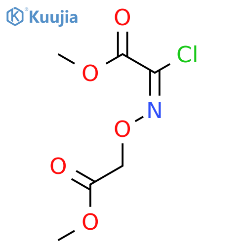 Acetic acid, chloro[(2-methoxy-2-oxoethoxy)imino]-, methyl ester structure