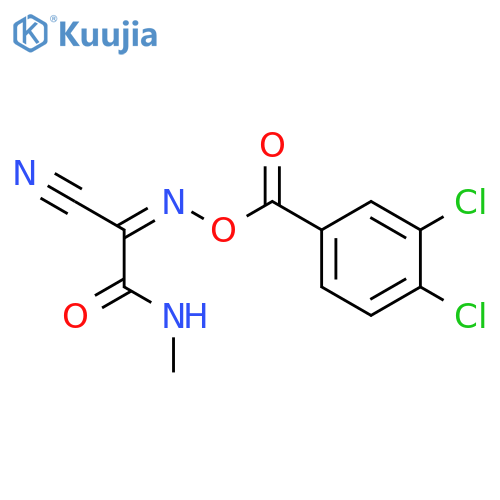 Acetamide, 2-cyano-2-[[(3,4-dichlorobenzoyl)oxy]imino]-N-methyl- structure
