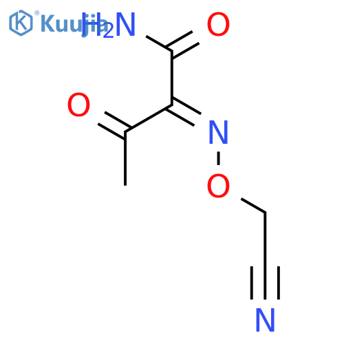 Butanamide, 2-[(cyanomethoxy)imino]-3-oxo- structure