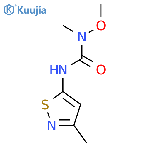 Urea, N-methoxy-N-methyl-N'-(3-methyl-5-isothiazolyl)- structure