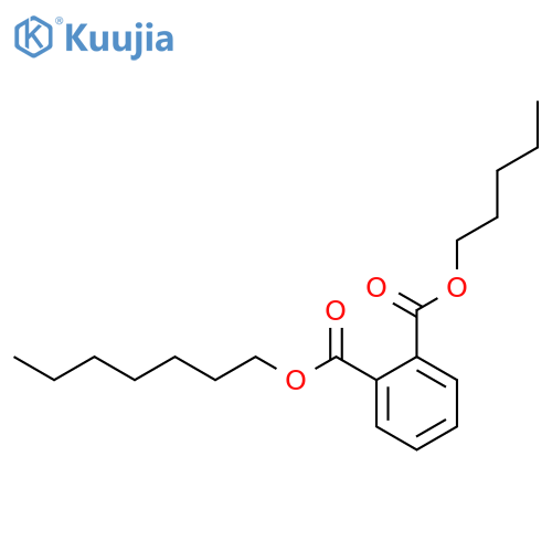 1,2-Benzenedicarboxylic acid, heptyl pentyl ester structure