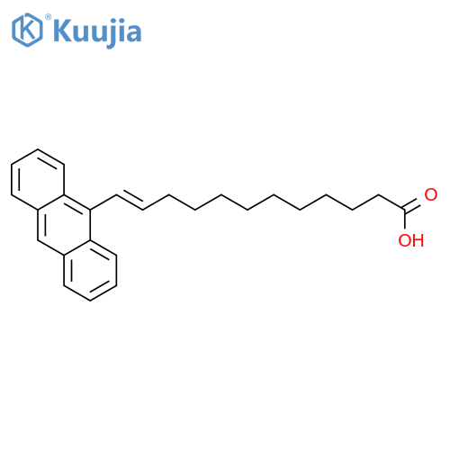 11-Dodecenoic acid, 12-(9-anthracenyl)-, (E)- structure