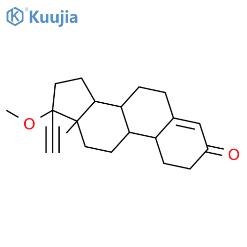 17-ethynyl-17-methoxyestr-4-en-3-one structure