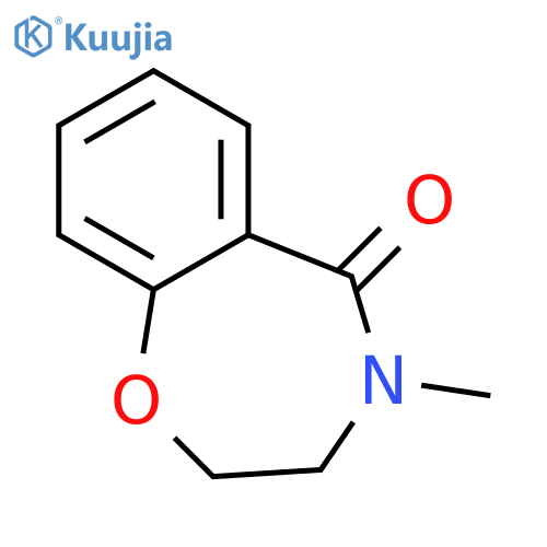 1,4-Benzoxazepin-5(2H)-one, 3,4-dihydro-4-methyl- structure